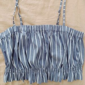 Striped crop top